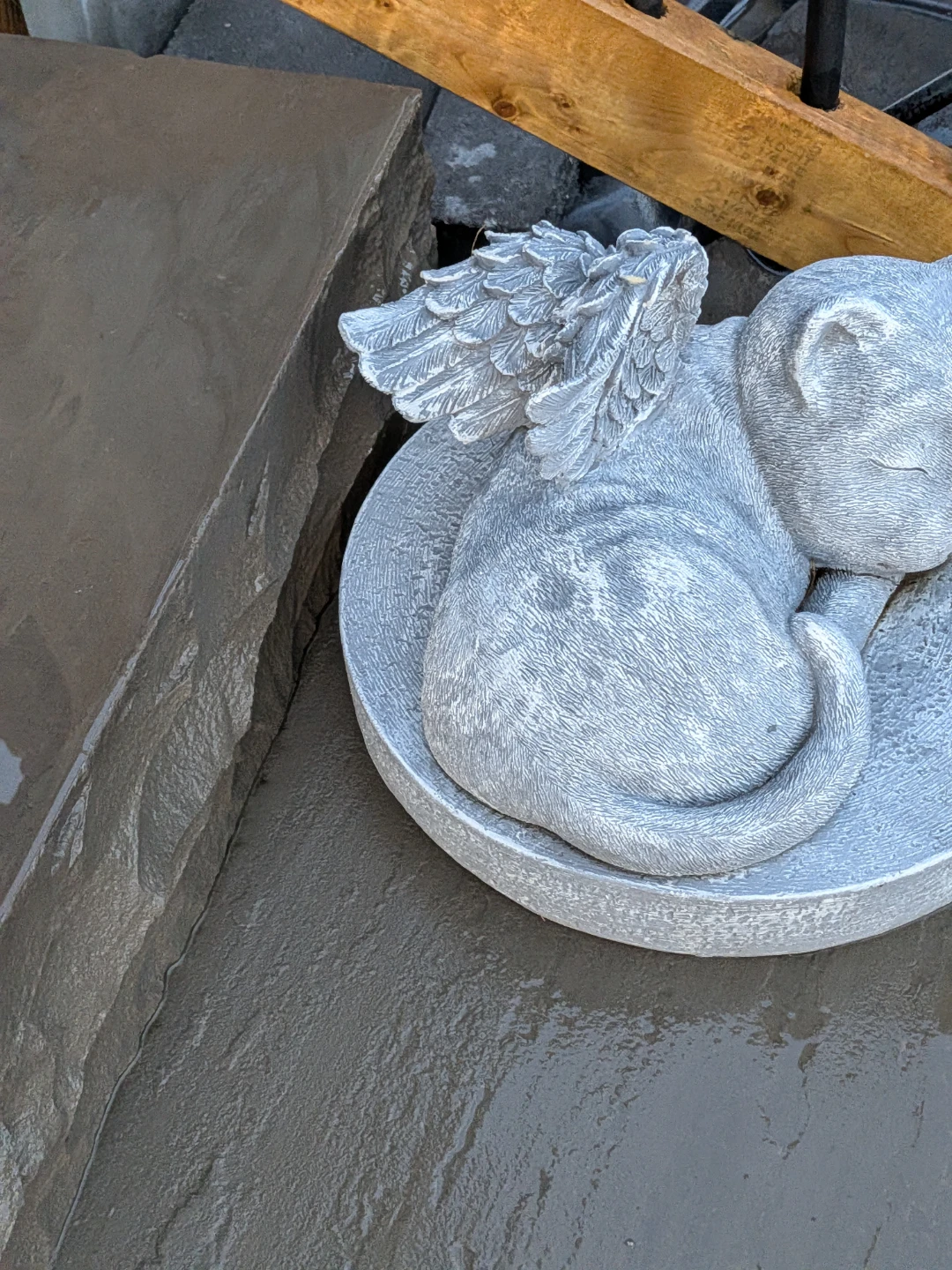 Angel Cat Statue - photo 2