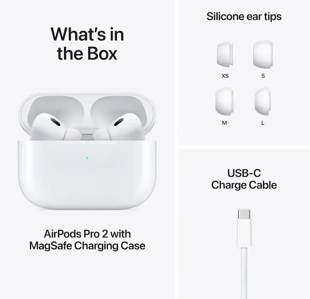 Apple AirPods Pro (2nd generation) with MagSafe Charging Case - photo 3