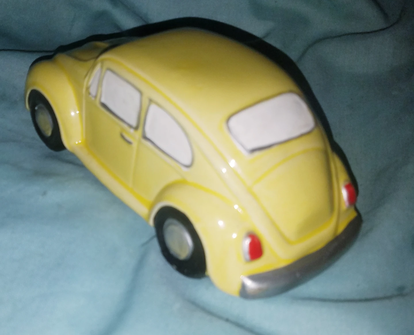 Rare Vintage Antique Ceramic Volkswagon  VW Bug Lint Brushe - photo 3
