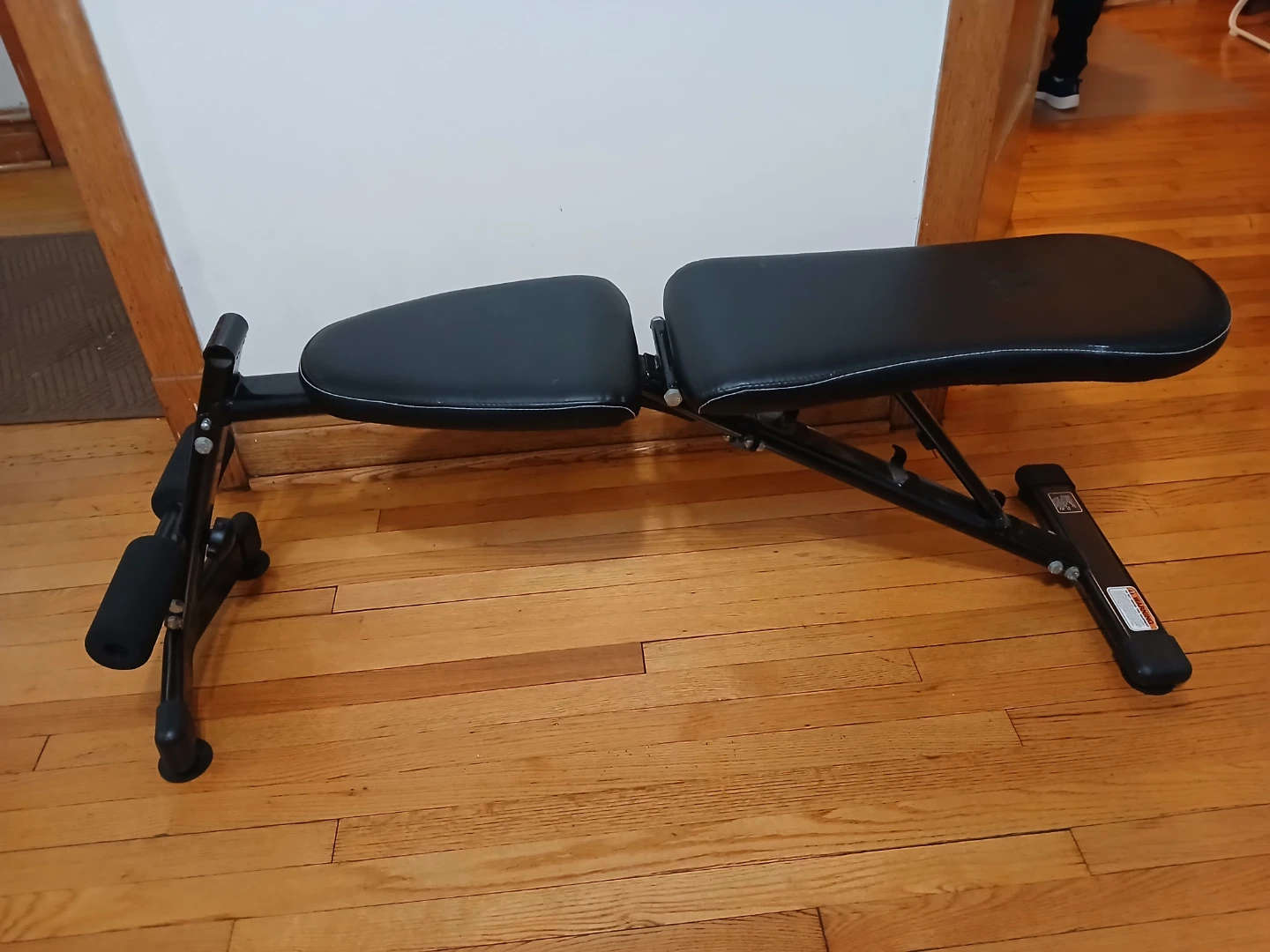 Black Adjustable Workout Bench - photo 3
