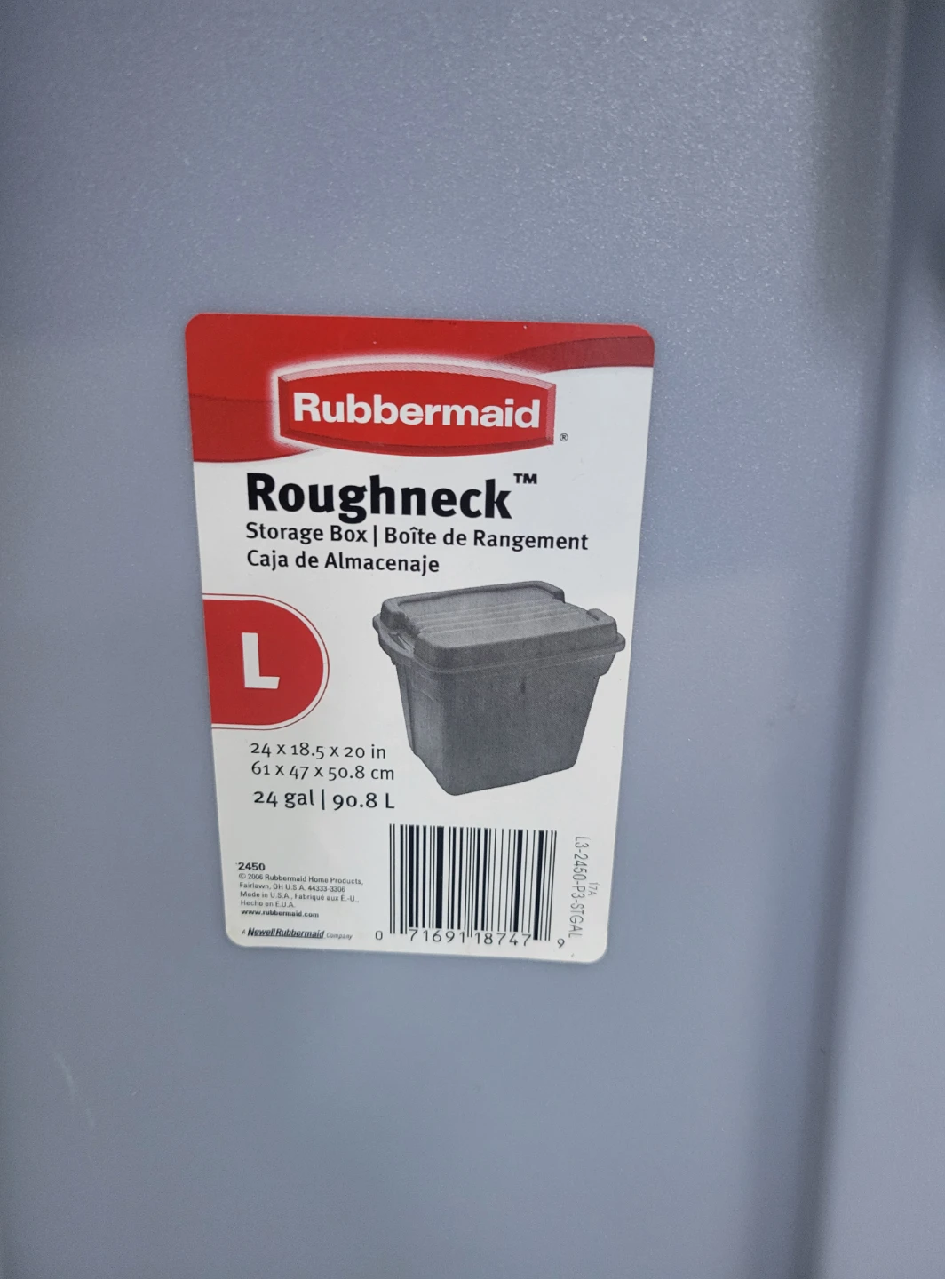 Rubbermaid Roughneck L Storage Bins - photo 4