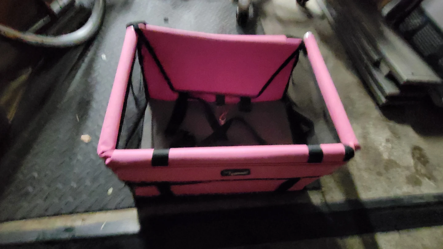 Pink Pet Carrier Basket