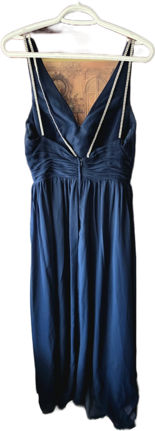 Christina Wu Celebration Navy Dress - Size 12 - photo 3