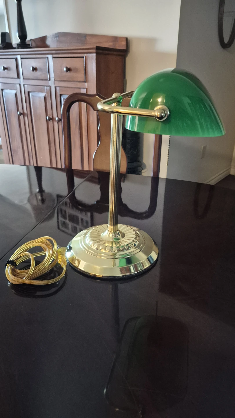 Banker's Lamp with Bulb 💡 - photo 5