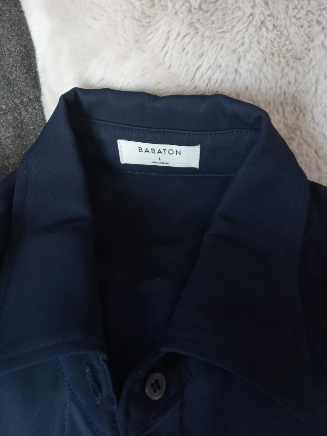 BABATON Navy Button-Up Shirt - Size M - photo 2