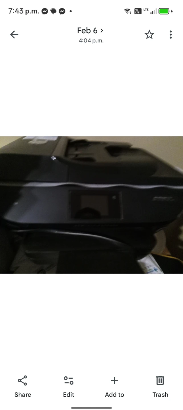 Black HP Printer