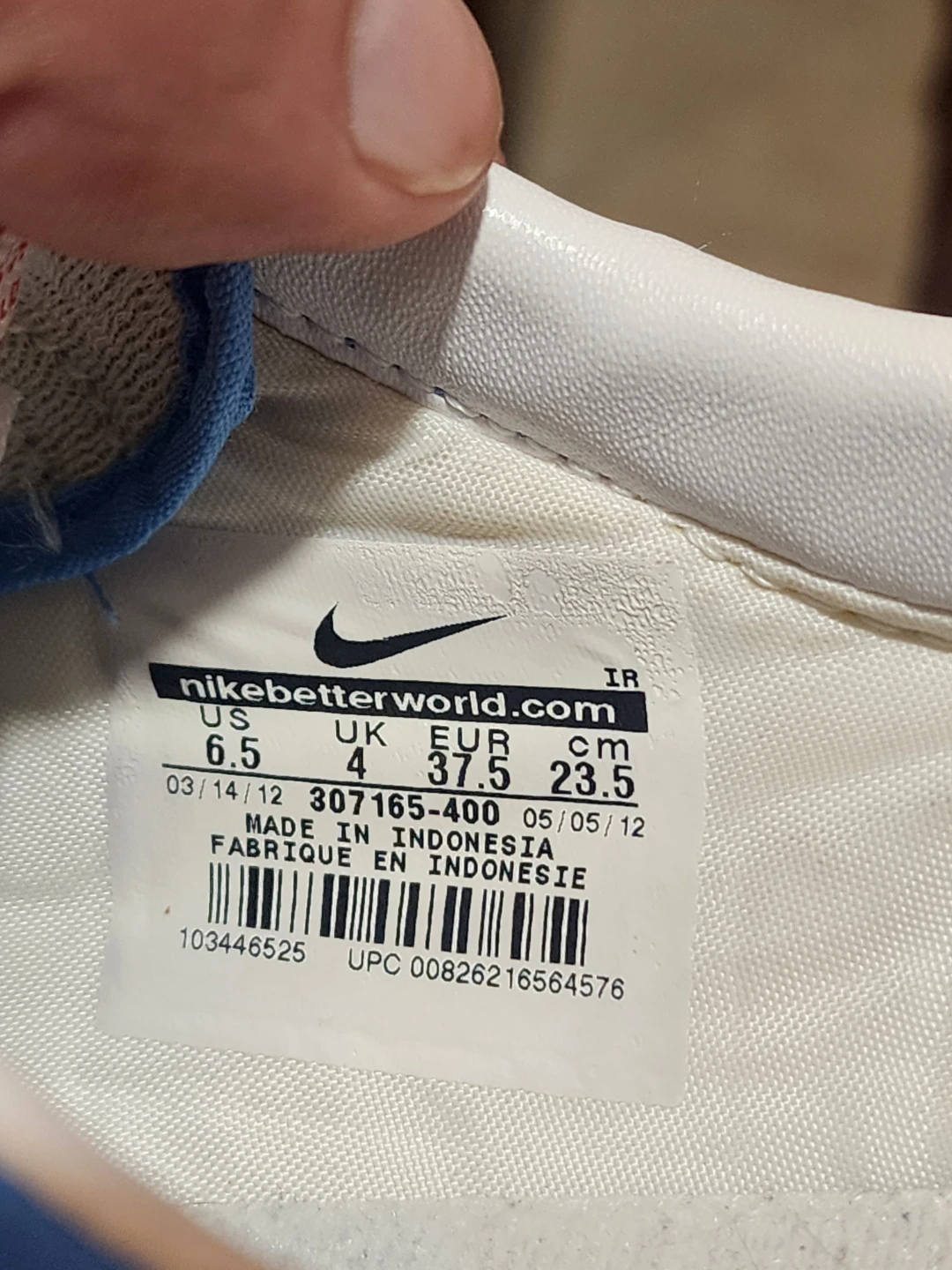 Nike Blue Cortez Sneakers -  Women's 6.5 - photo 3