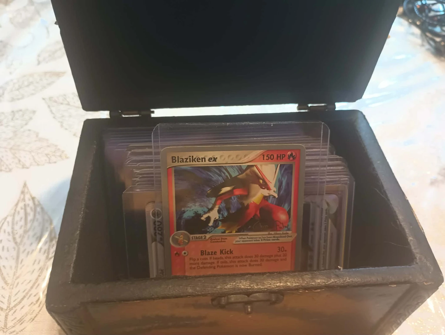 Pokemon cards in protectors
