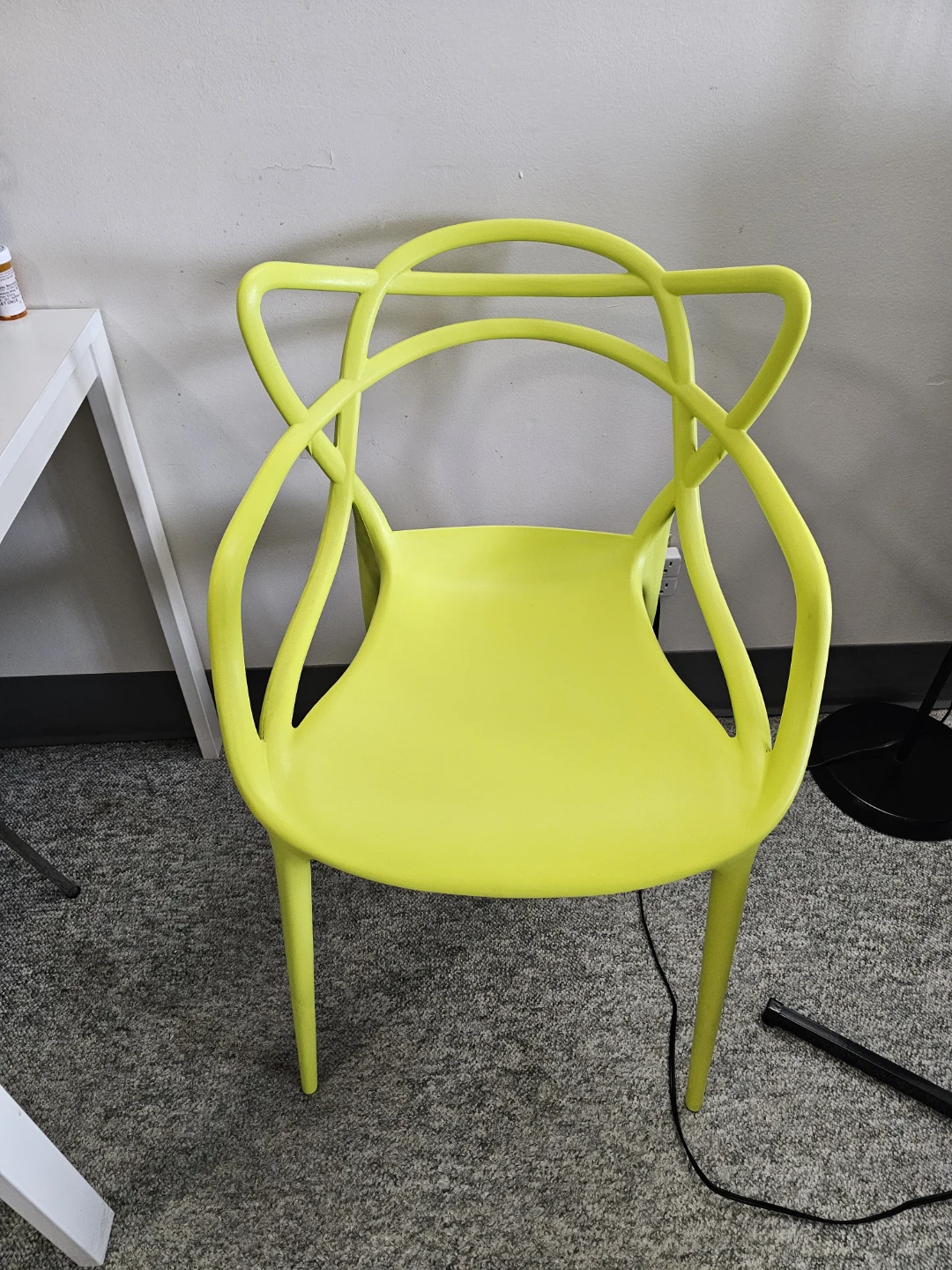 Lime Green Modern Accent Chair