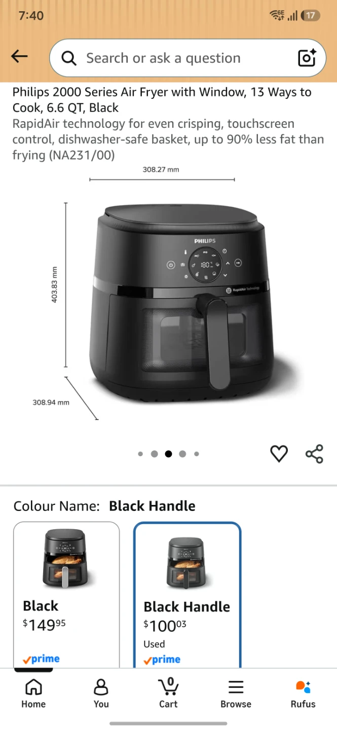 Philips 2000 Series Air Fryer - photo 4