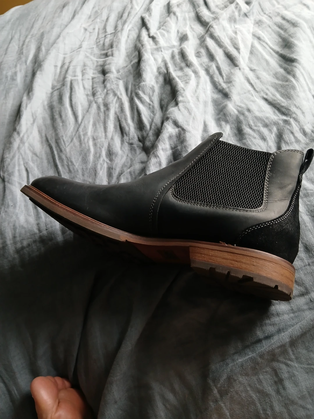 Florsheim Black Leather Chelsea Boots