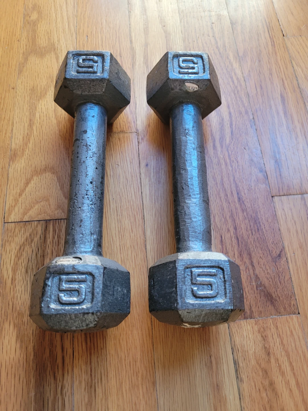 Pair of 5lb Dumbbells