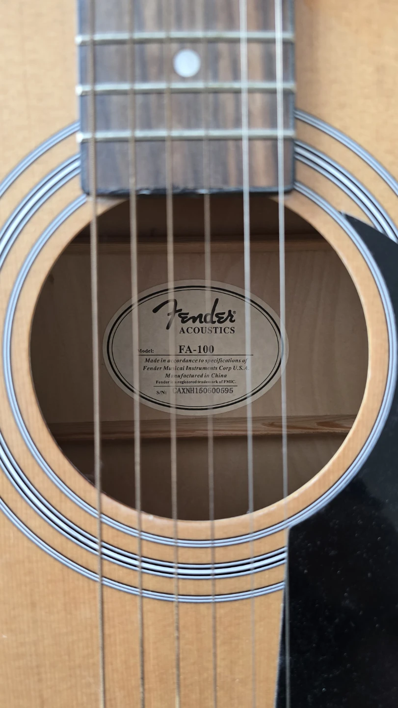 Fender FA-100 Acoustic Guitar with Case - photo 2