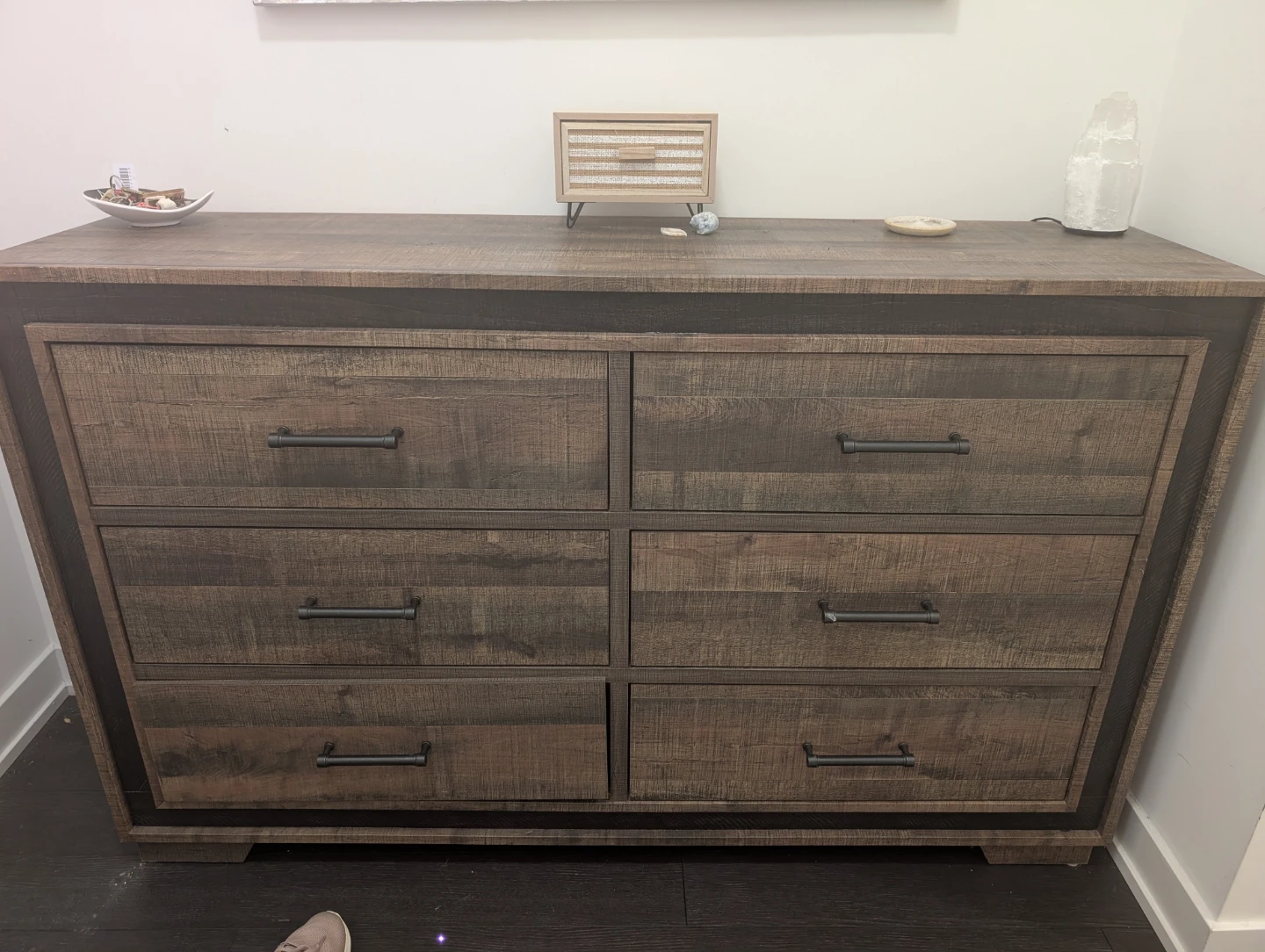 Brown Wood Dresser