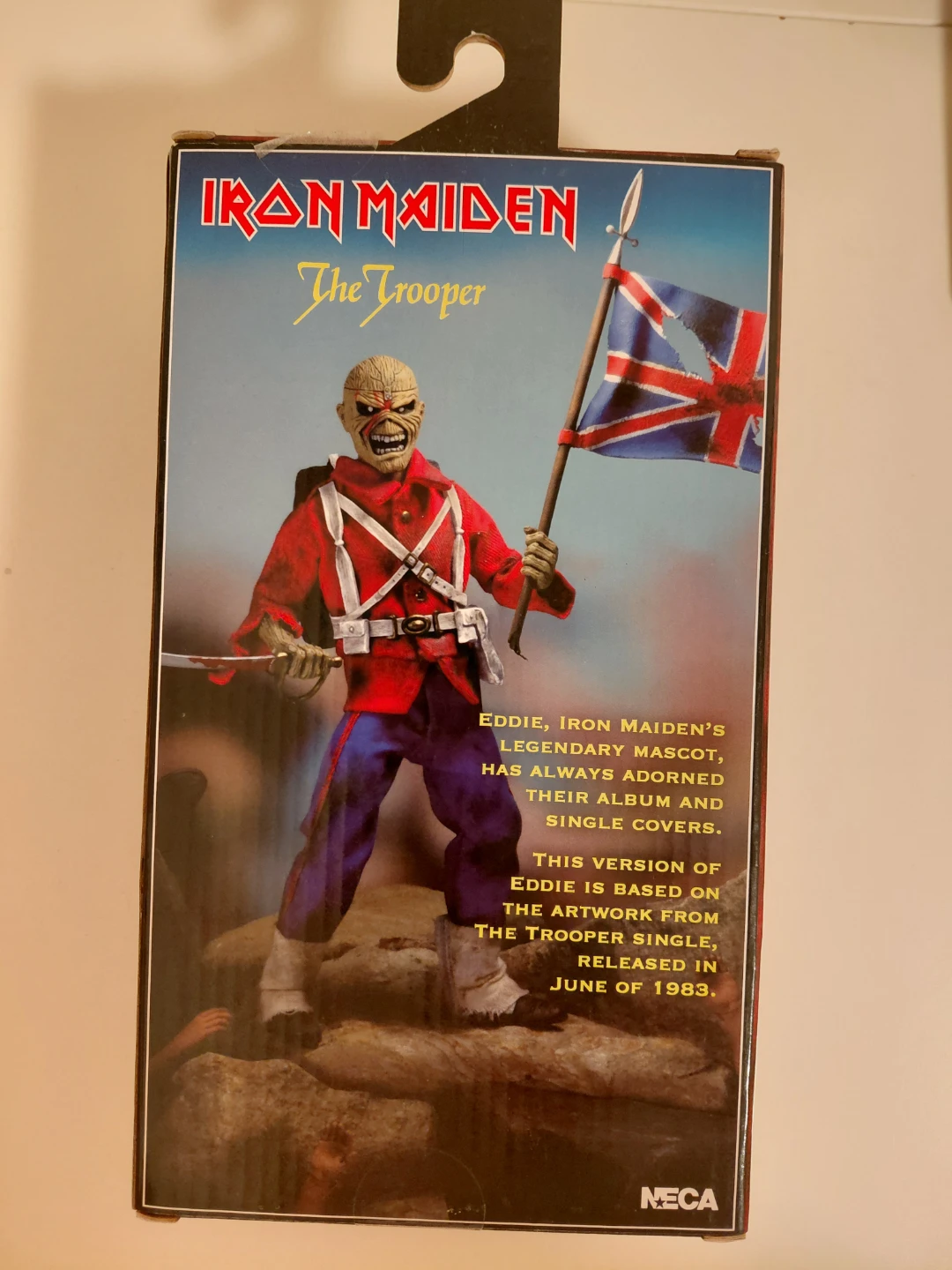 NECA Iron Maiden The Trooper Eddie Action Figure Like New - photo 2