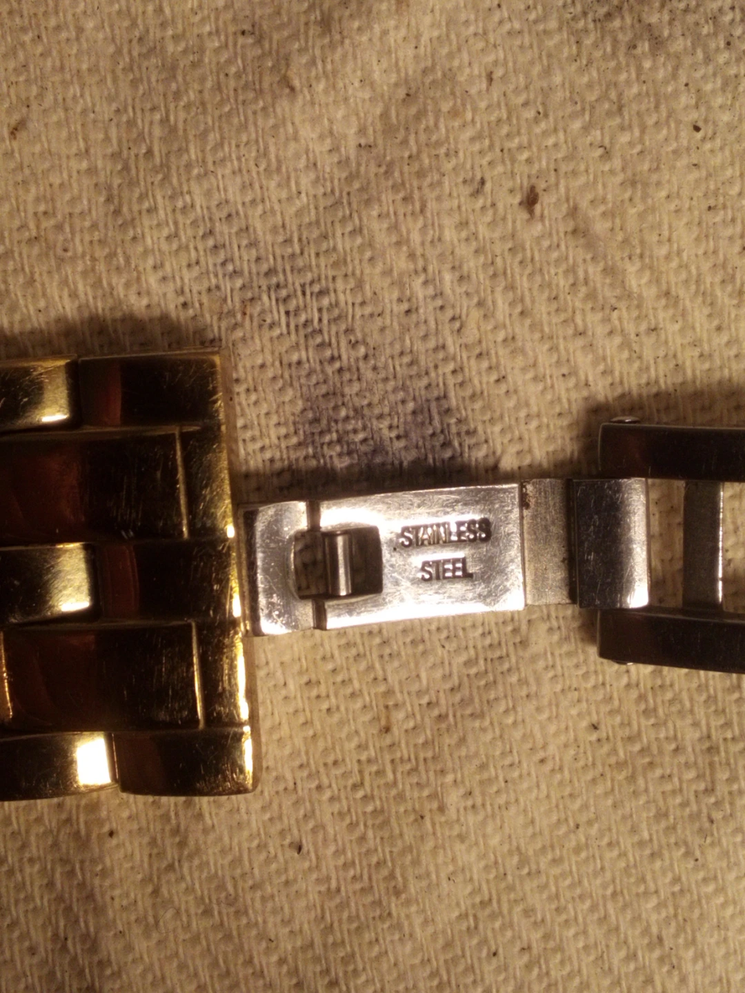 Bulova Stainless Steel Gold Tone Bracelet - photo 4