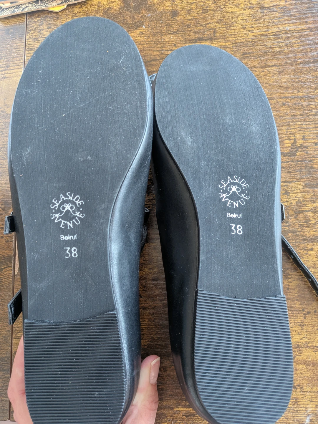 Seaside Avenue Women's Black Mary Jane Shoes Size 38 - photo 3