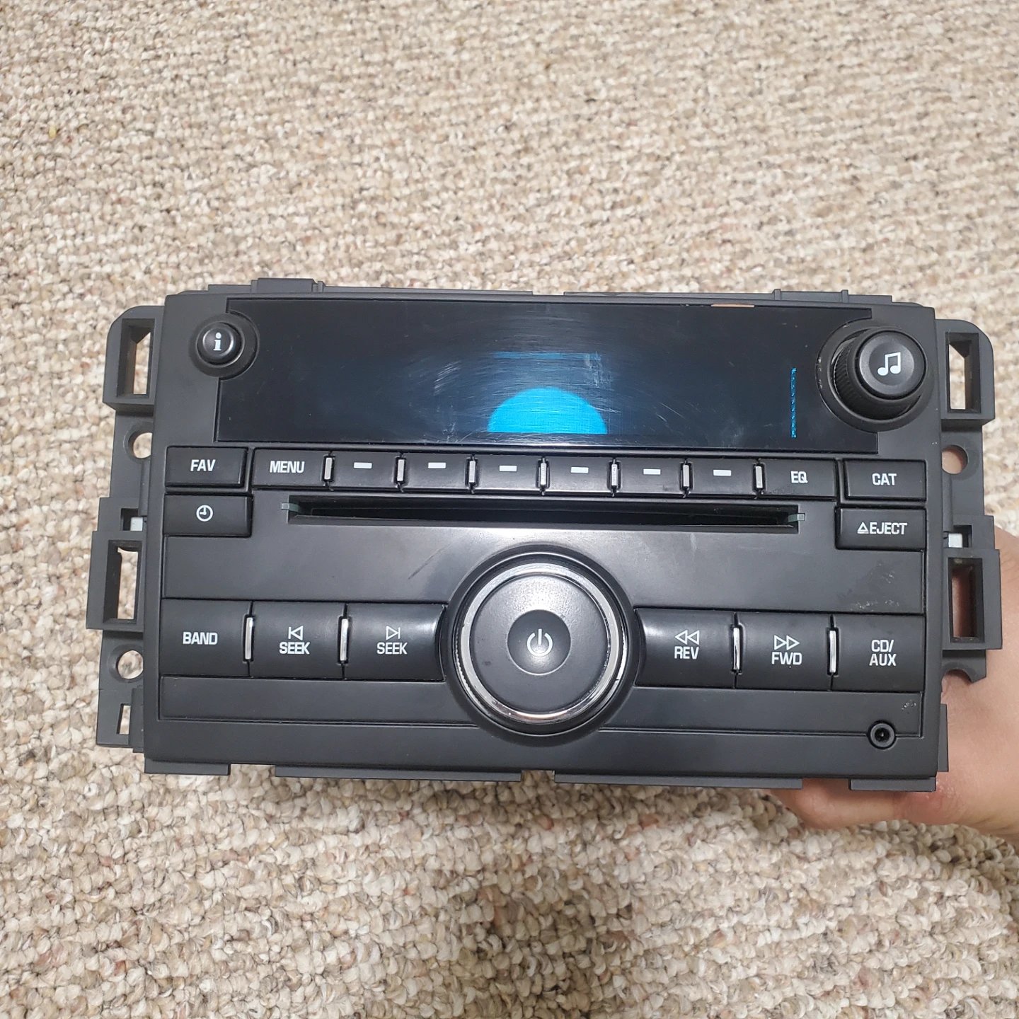 Untested GM car radio+CD stereo
