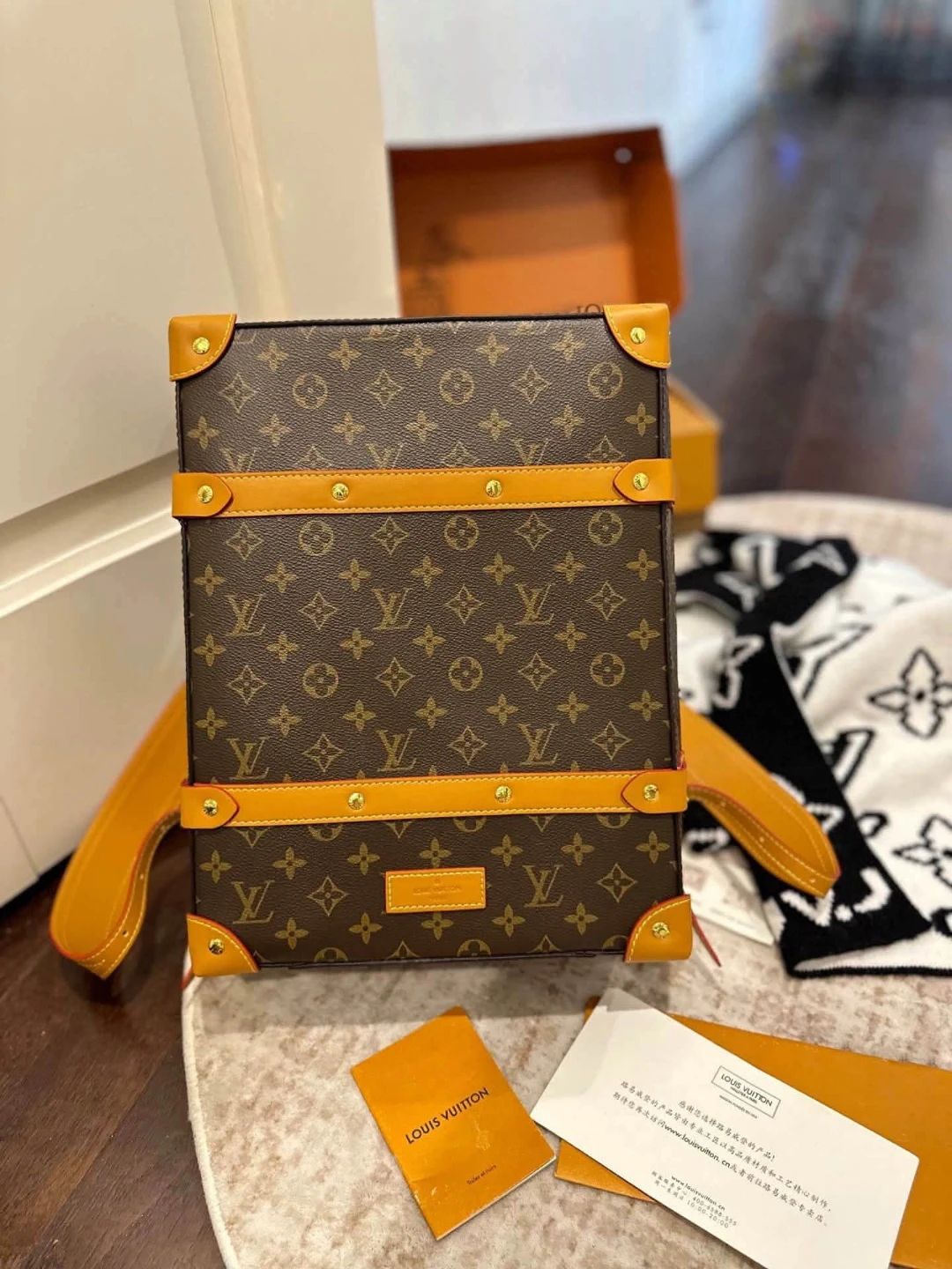 This Louis Vuitton Soft Trunk Backpack