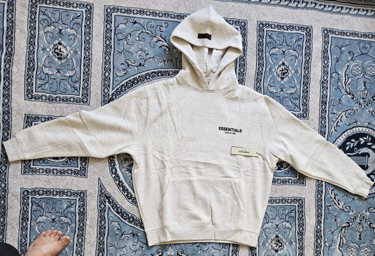 ESSENTIALS Fear of God Hoodie and pants Set -  light Oatmeal