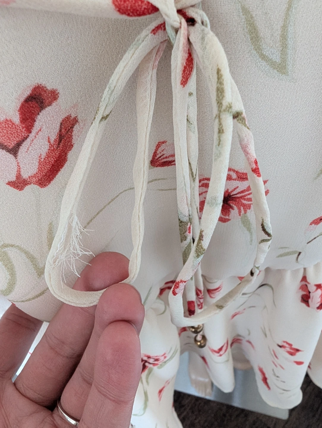Saints + Secrets Floral Mini Dress AU 10 US M - photo 4