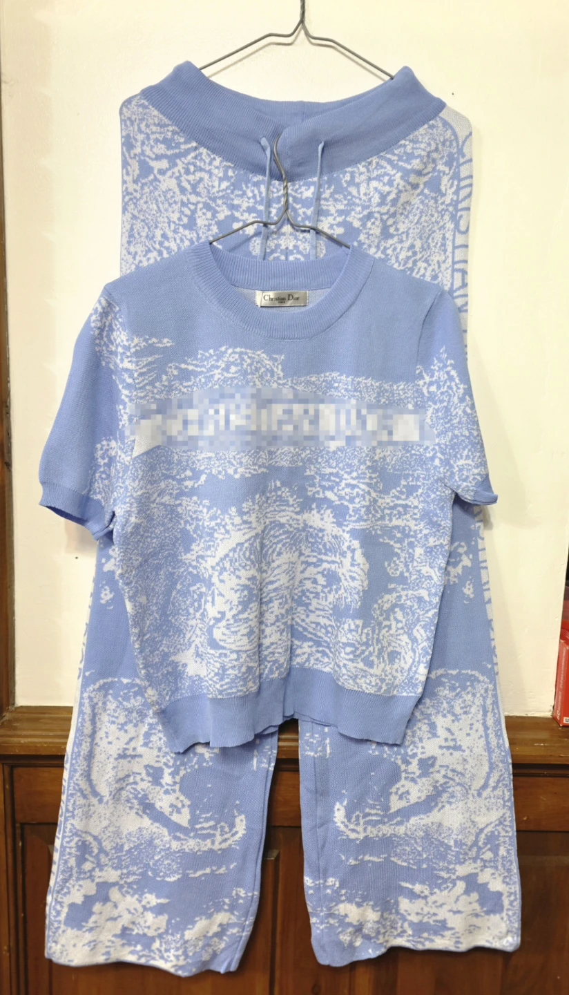 Knit Set - Light Blue