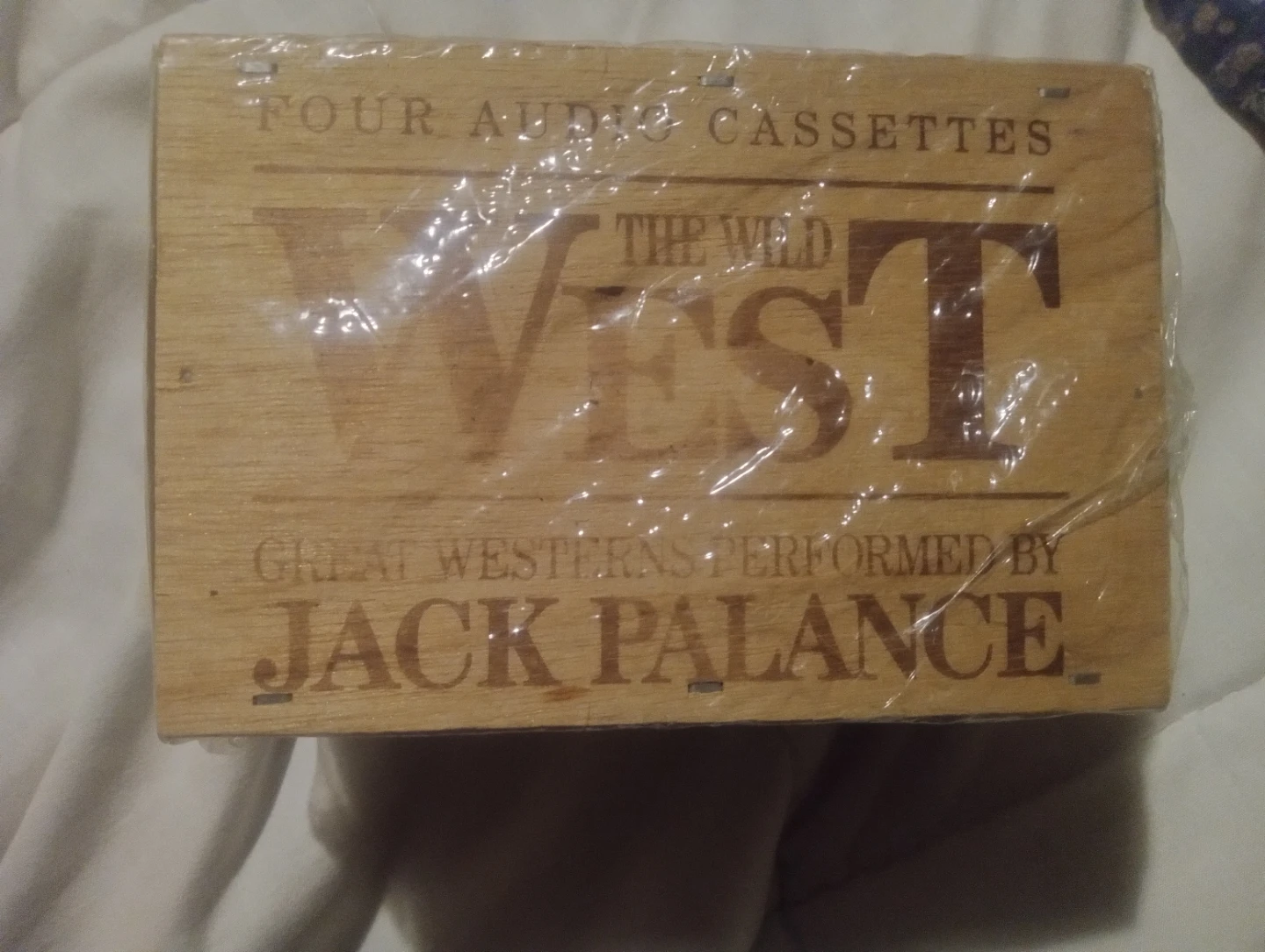 The Wild West Four Audio Cassettes Jack Palance