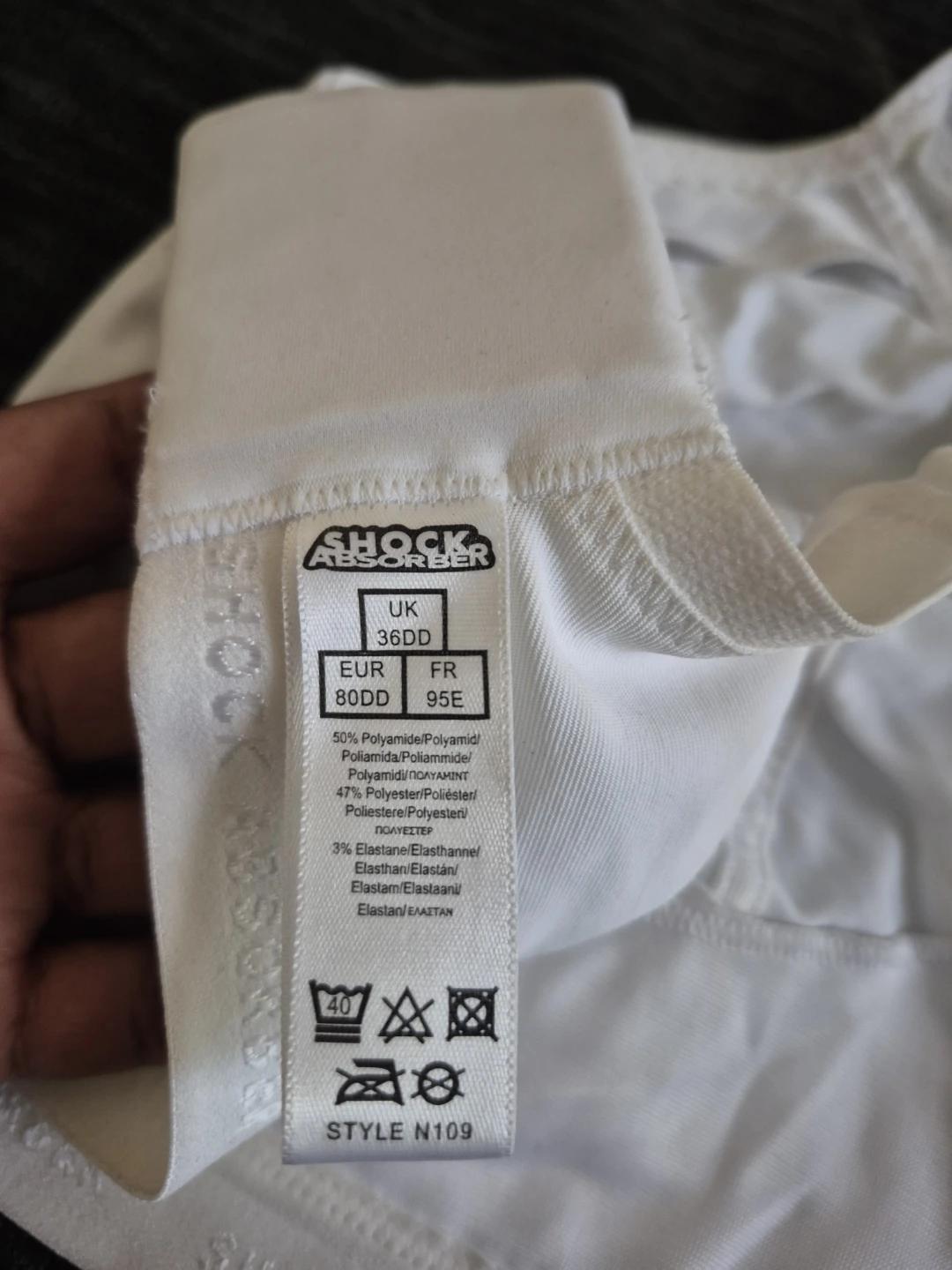 Shock Absorber Sports Bra White 36DD - photo 4