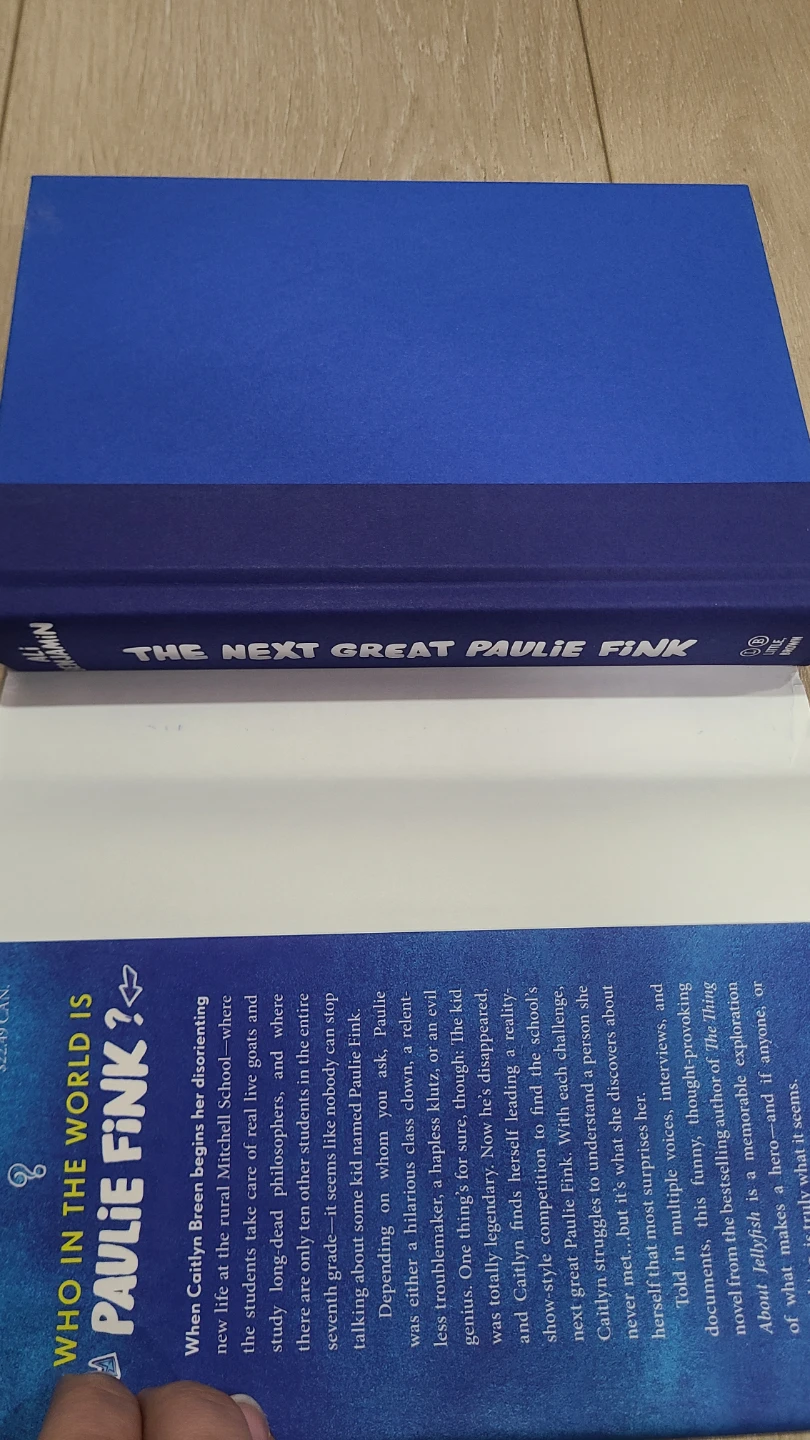 The Next Great Paulie Fink by Ali Benjamin - Hardcover - photo 5