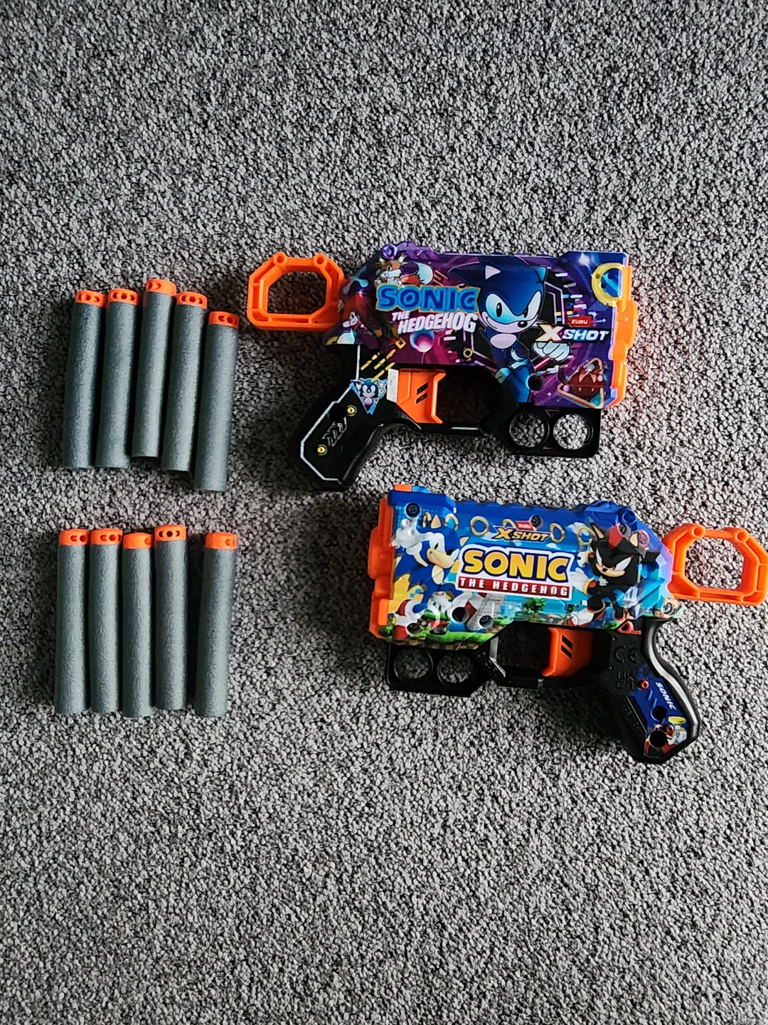 X-Shot Sonic the Hedgehog Dart Blasters (2-pack) with Darts