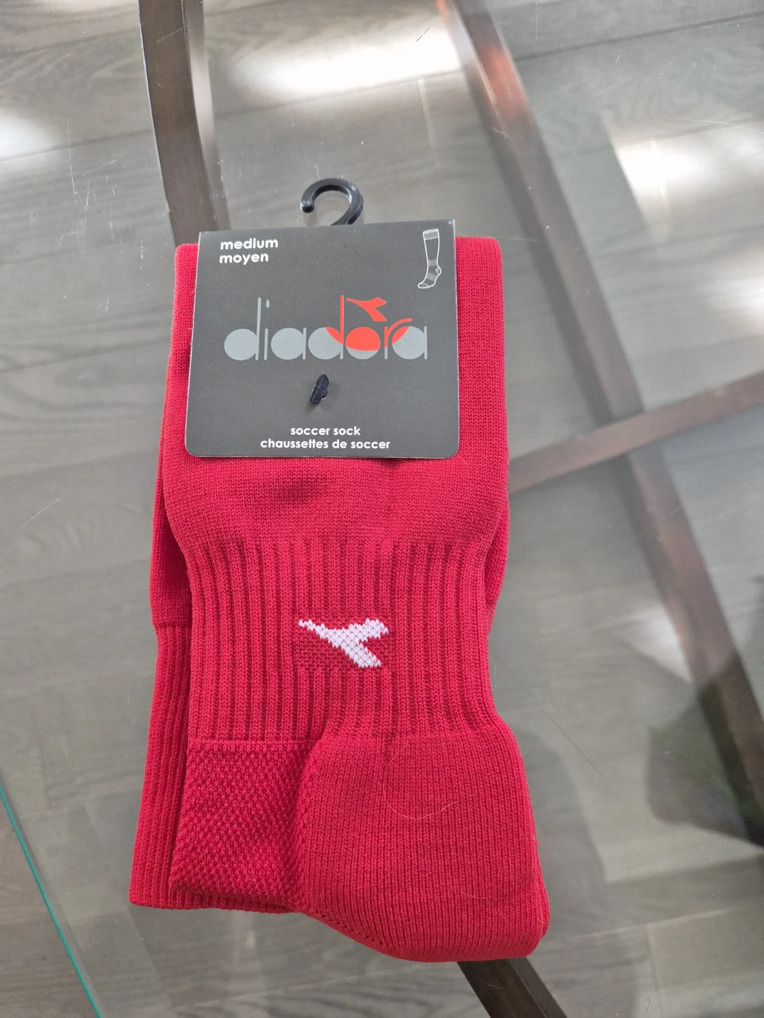Diadora Soccer Socks - Red