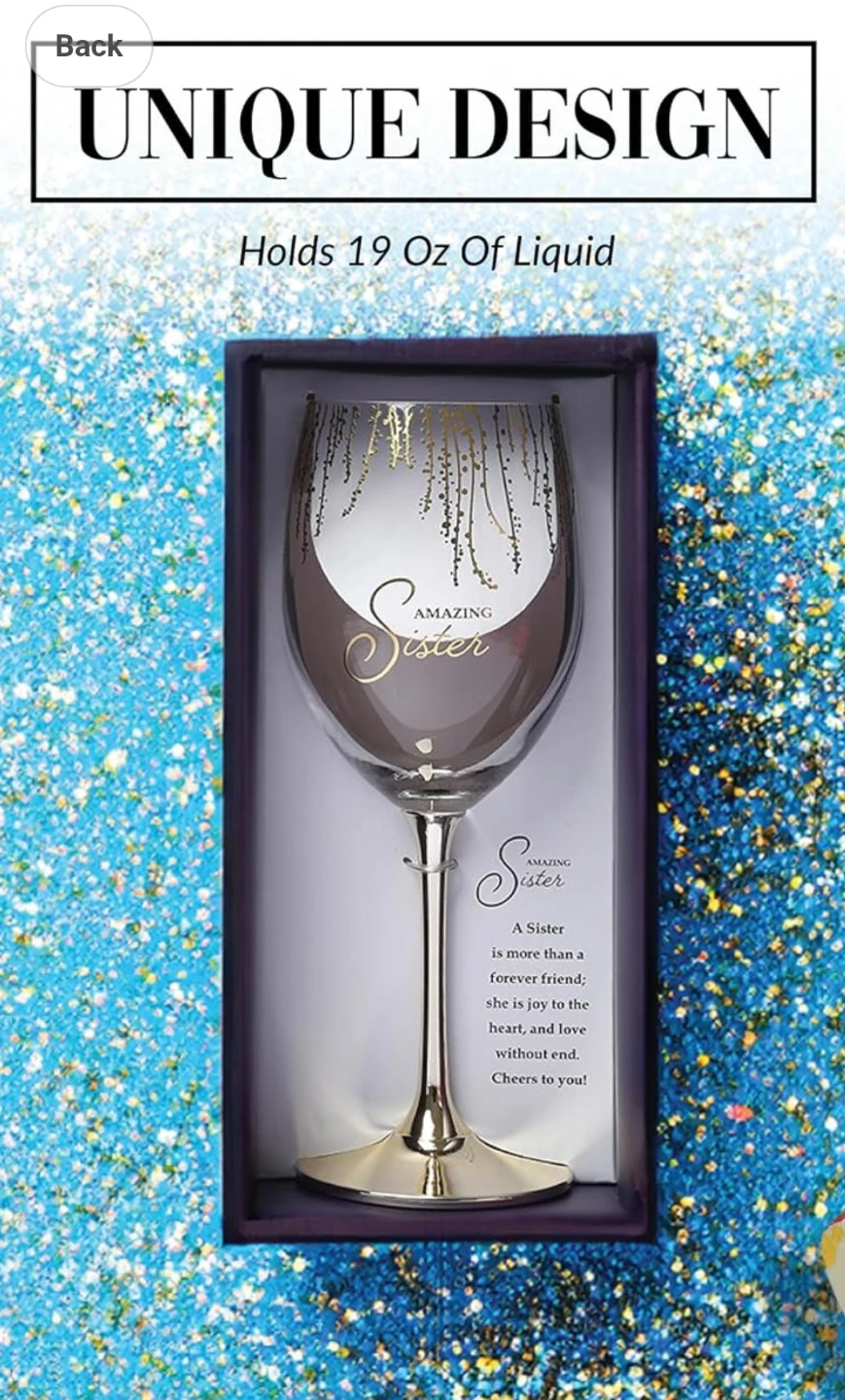 Amazing Sister Wine Glass - Holds 19 Oz