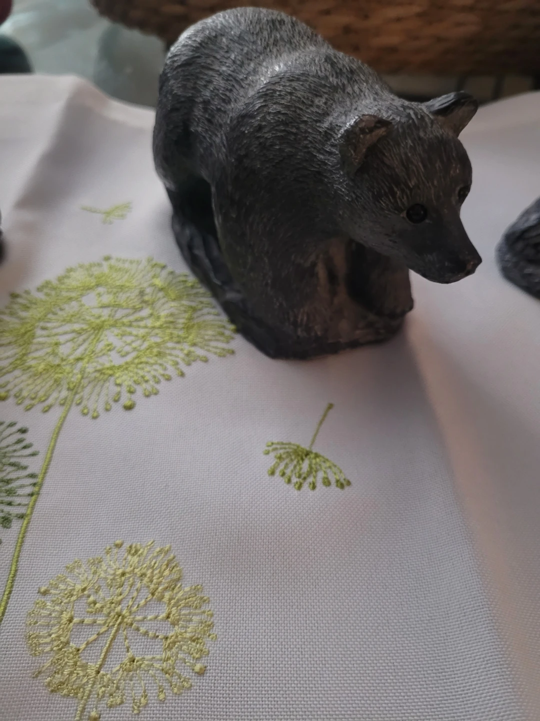 Set of 3 soapstone animals bears and beaver - photo 3