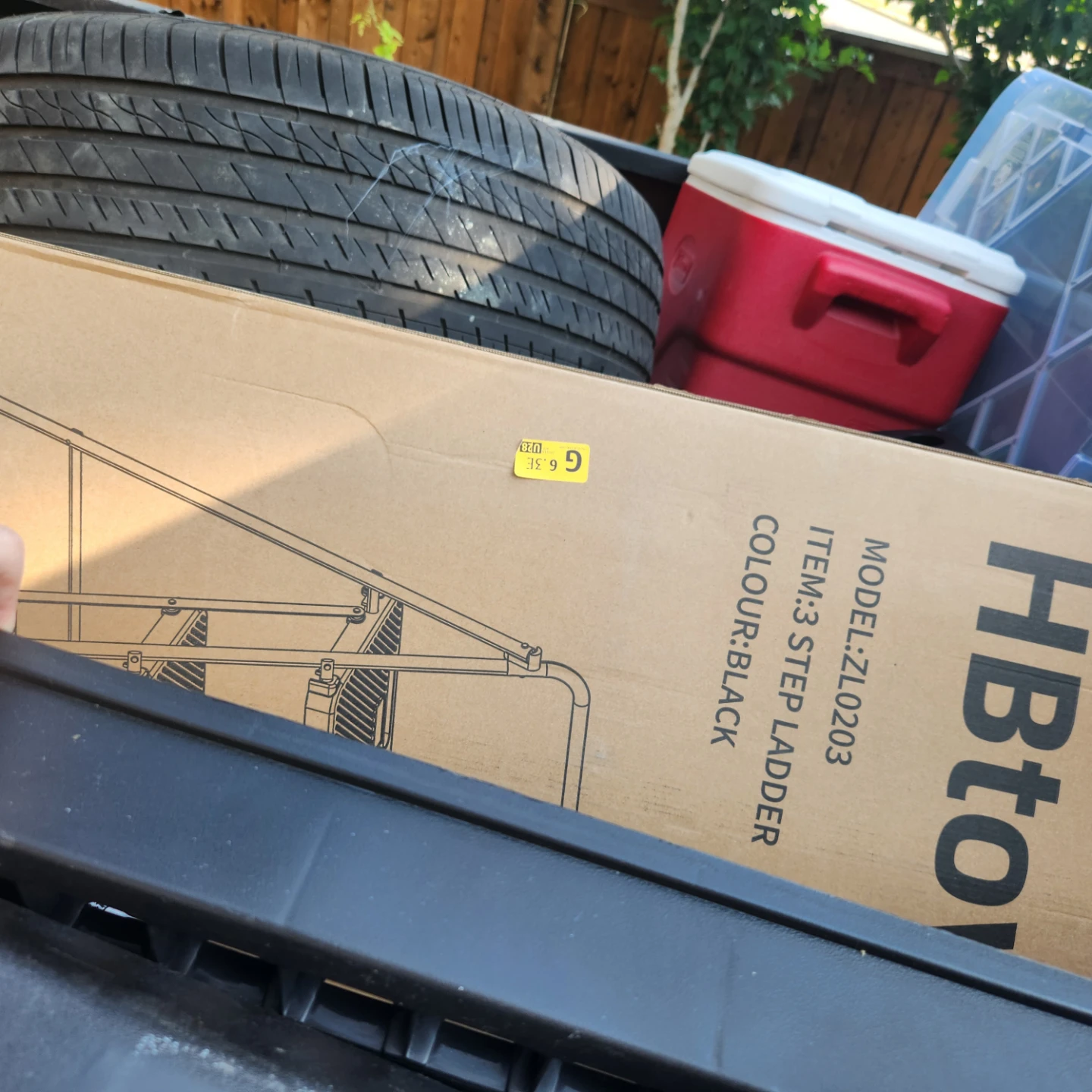 Brand New heavy-duty HBTower 3 Step Ladder - photo 2