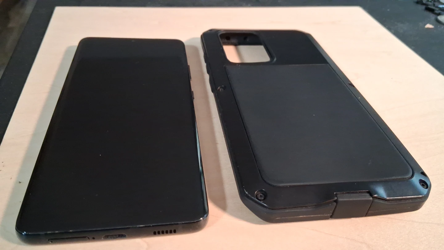 Unlocked  Samsung Galaxy S21 Ultra Phone with heavy duty  Case - photo 4