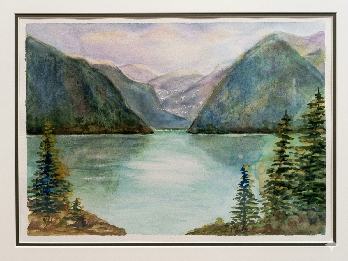 Breathtaking Canadian Mountain Lake Landscape - photo 2