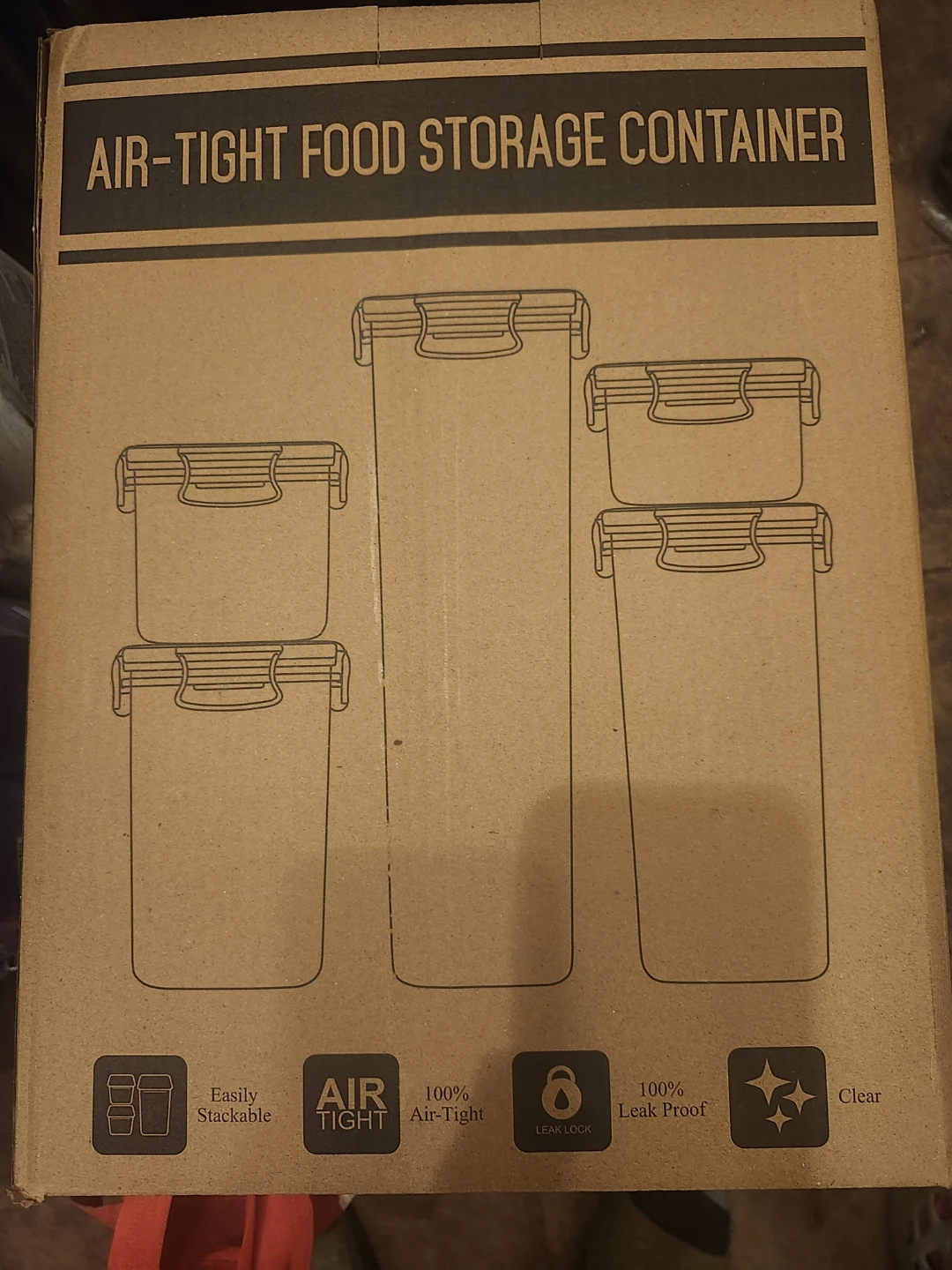 Air-Tight Food Storage Container Set