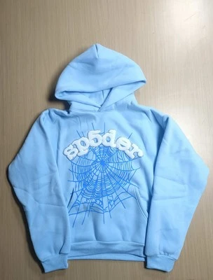 Spider Hoodie blue