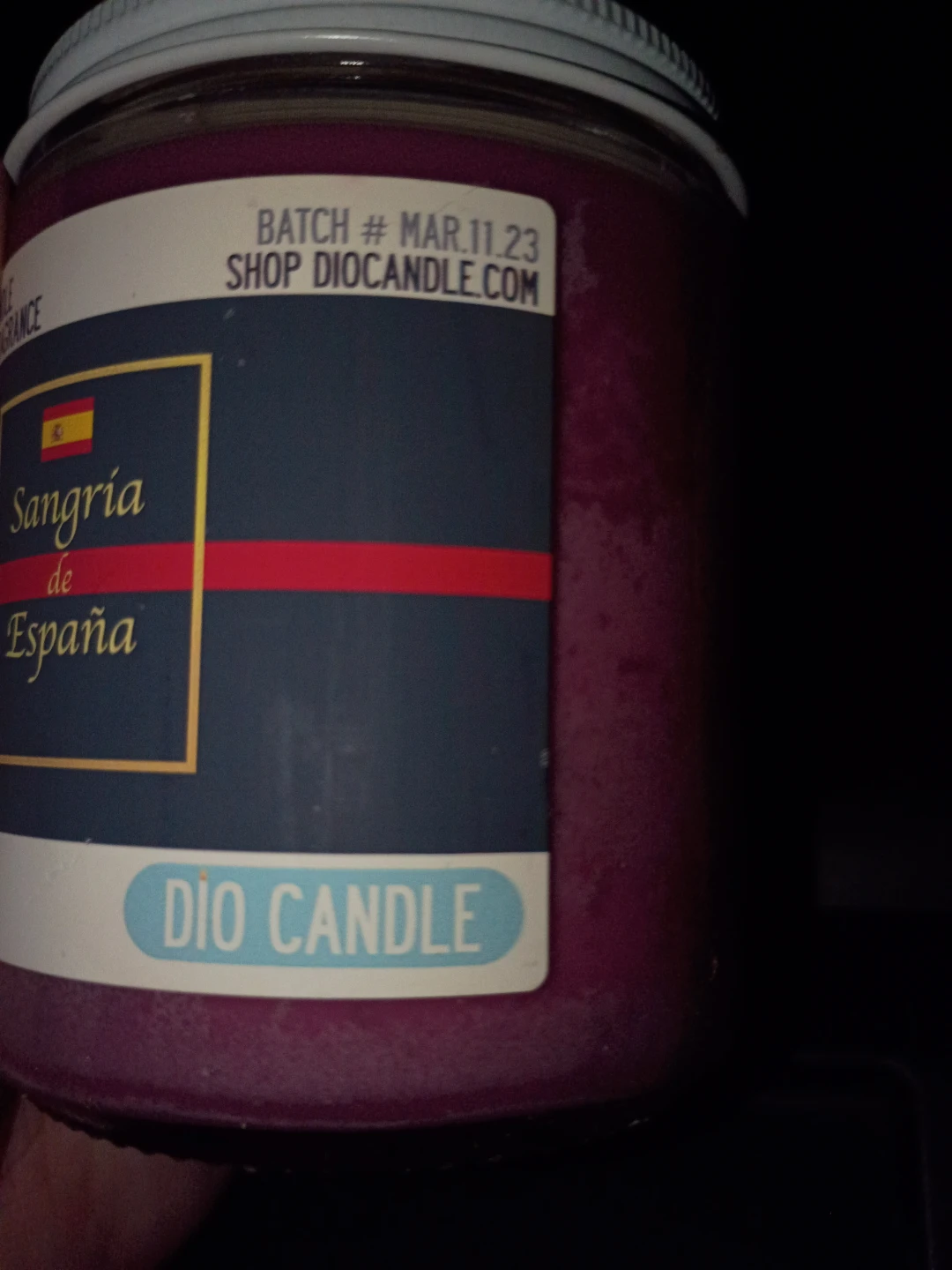 Dio Candle Sangria de España 8oz Soy Candle - photo 3