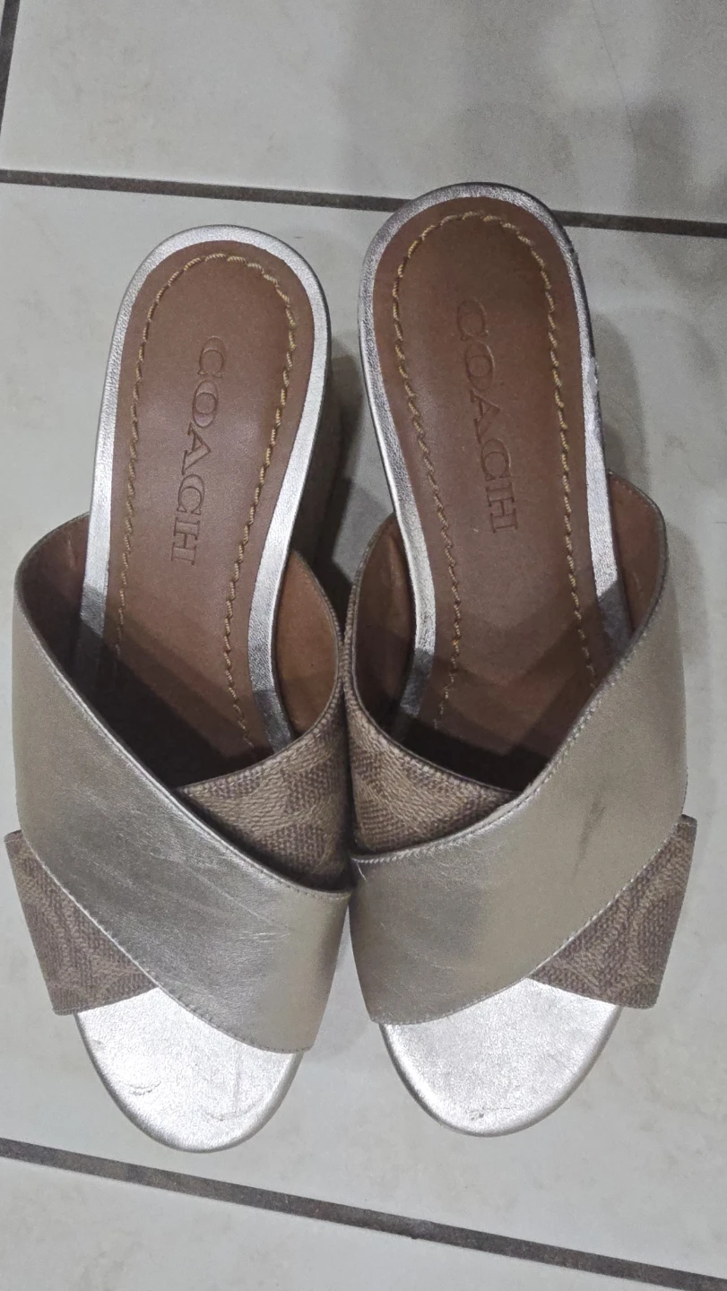 COACH Wedge Sandals size 6 (used)