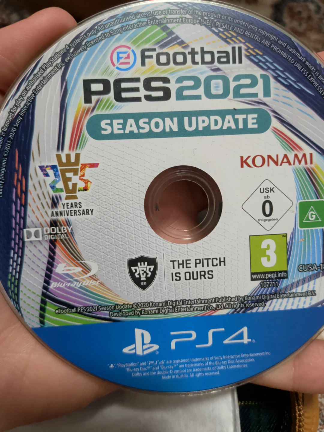 eFootball PES 2021 Season Update PS4 Blu-ray Disc