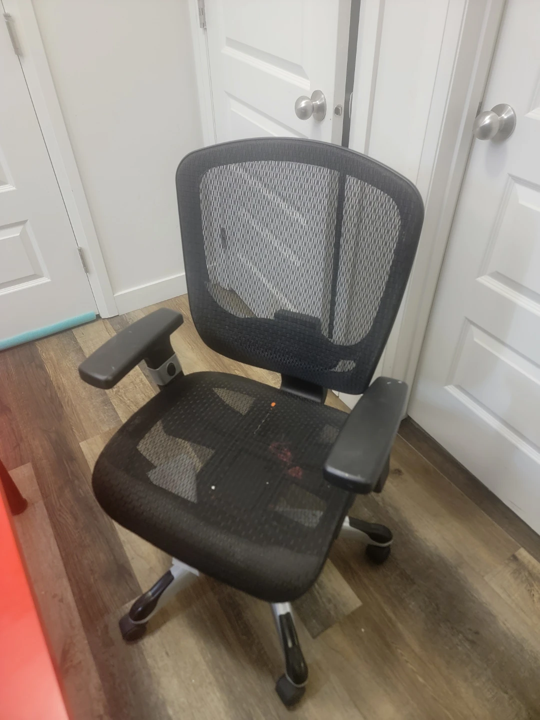 Red Desk with chair
