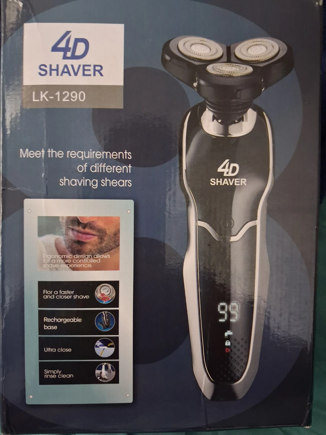 4D SHAVER LK-1290 Electric Shaver