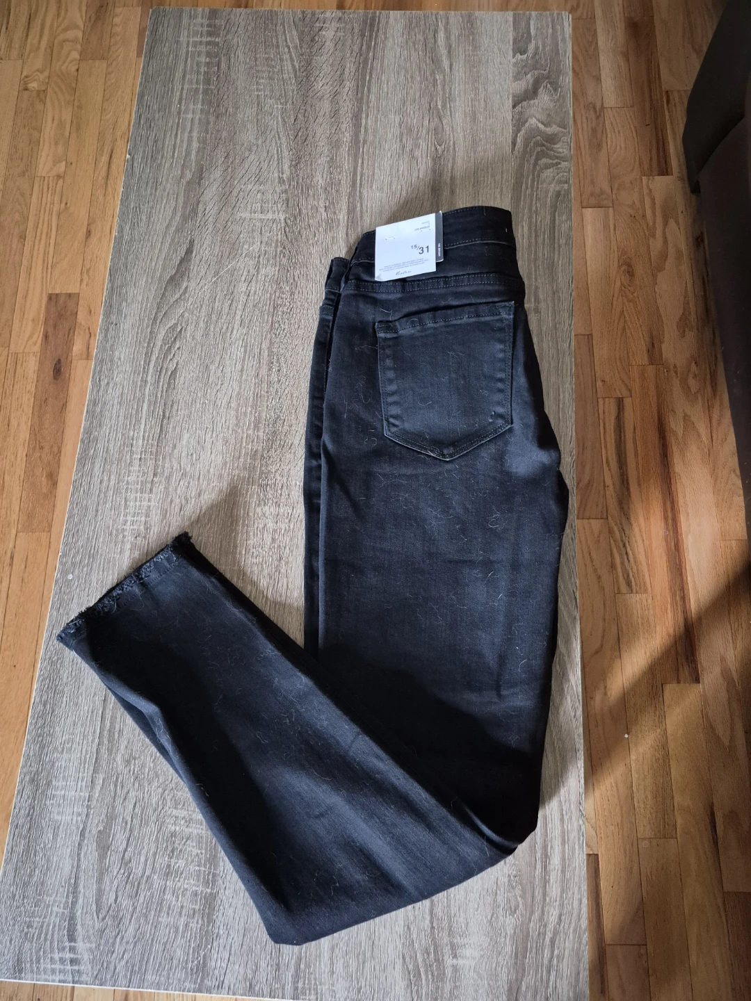 KanCan Black Distressed High Rise Jeans Size 31