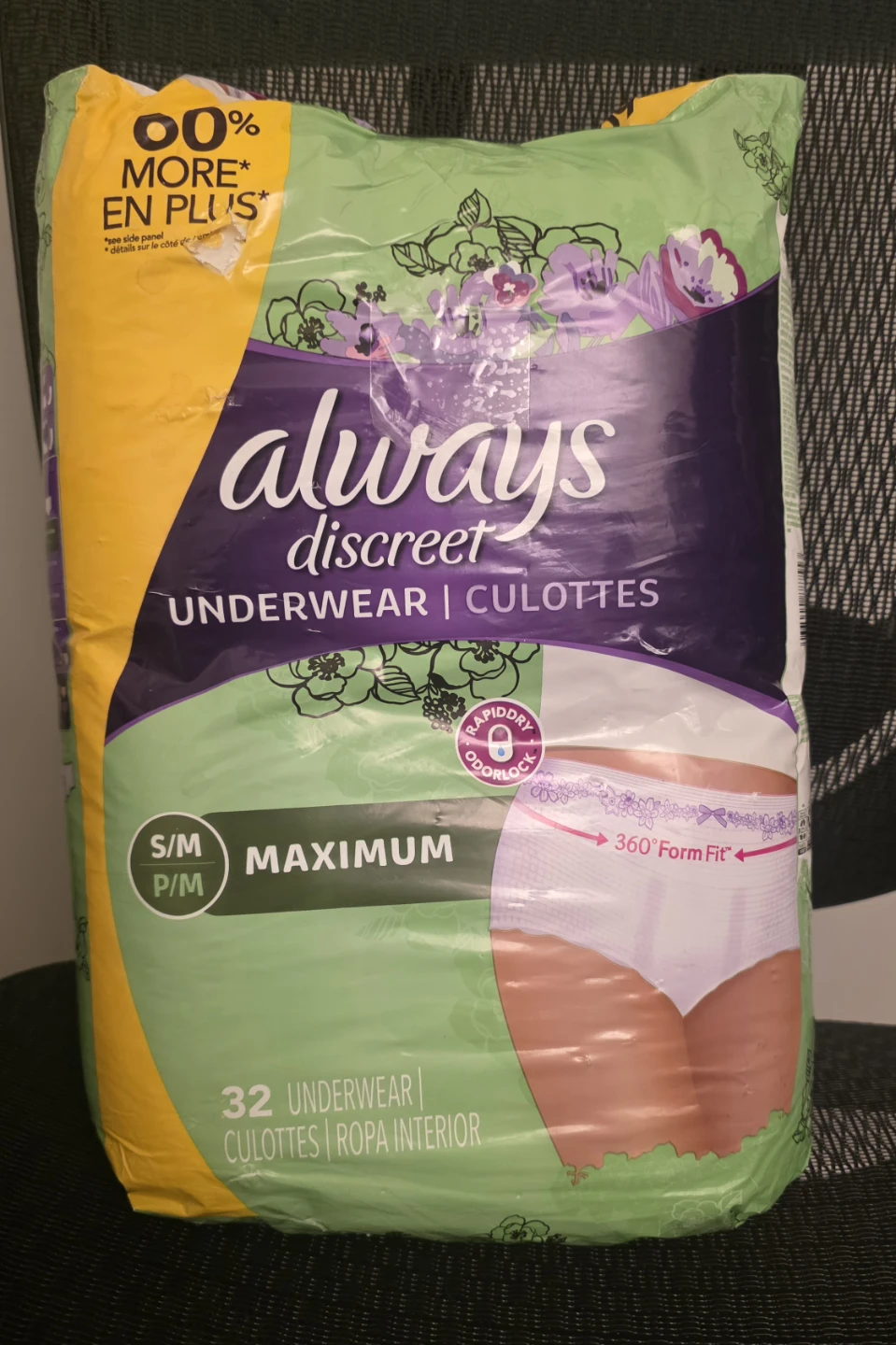 Always Discreet Maximum Underwear S/M