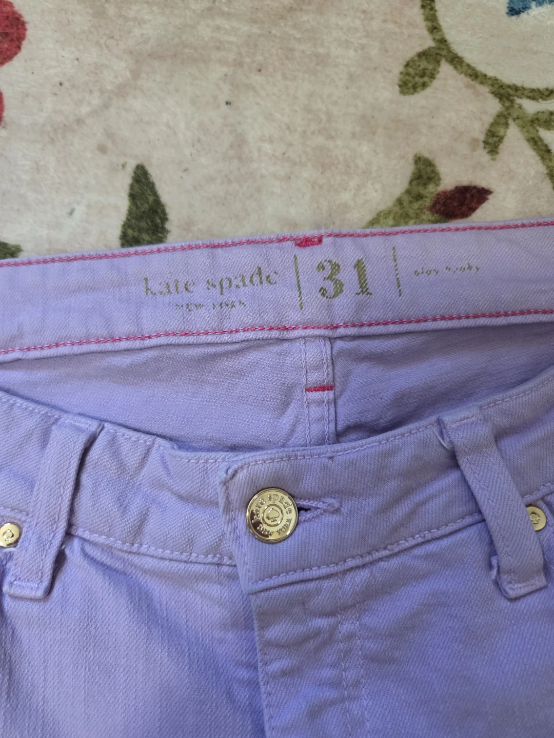 Kate Spade Lavender Jeans - Size 31 - photo 2