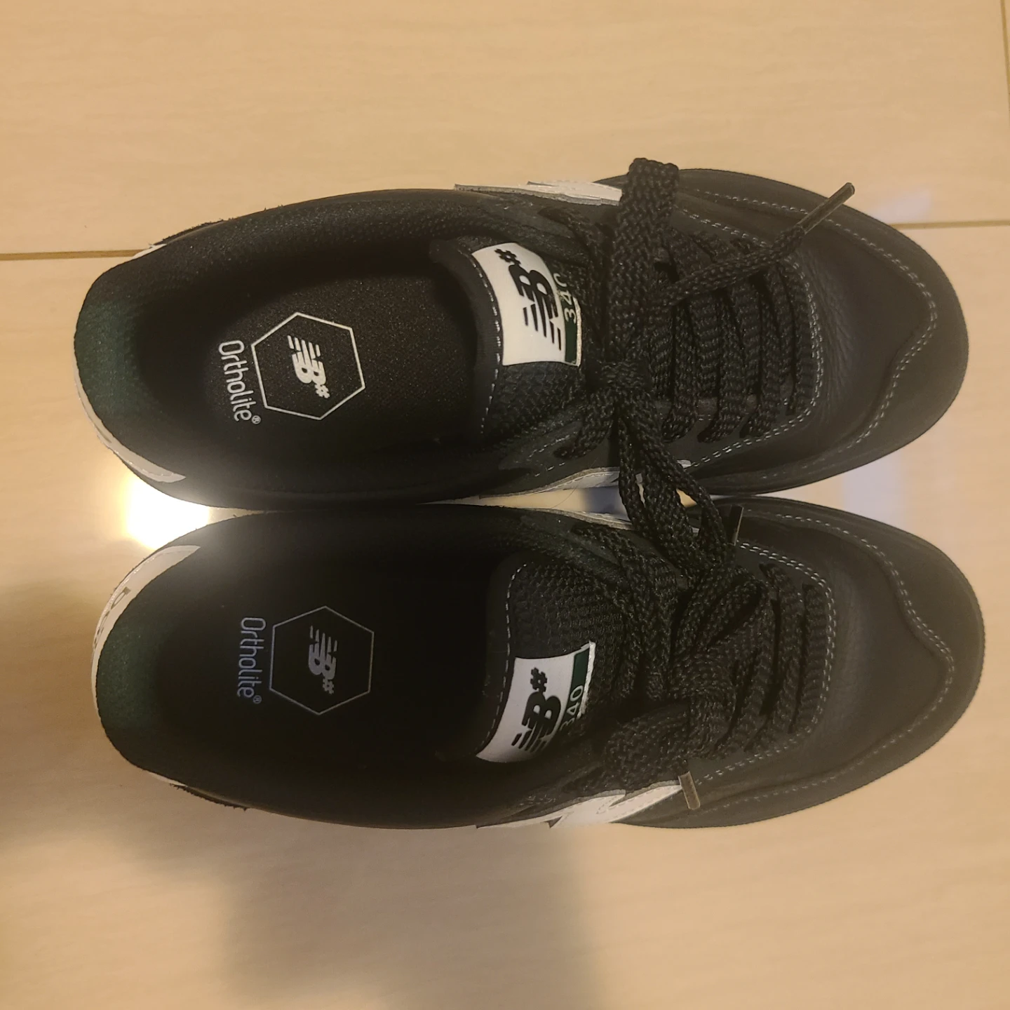 New Balance Black Leather Sneakers - photo 3