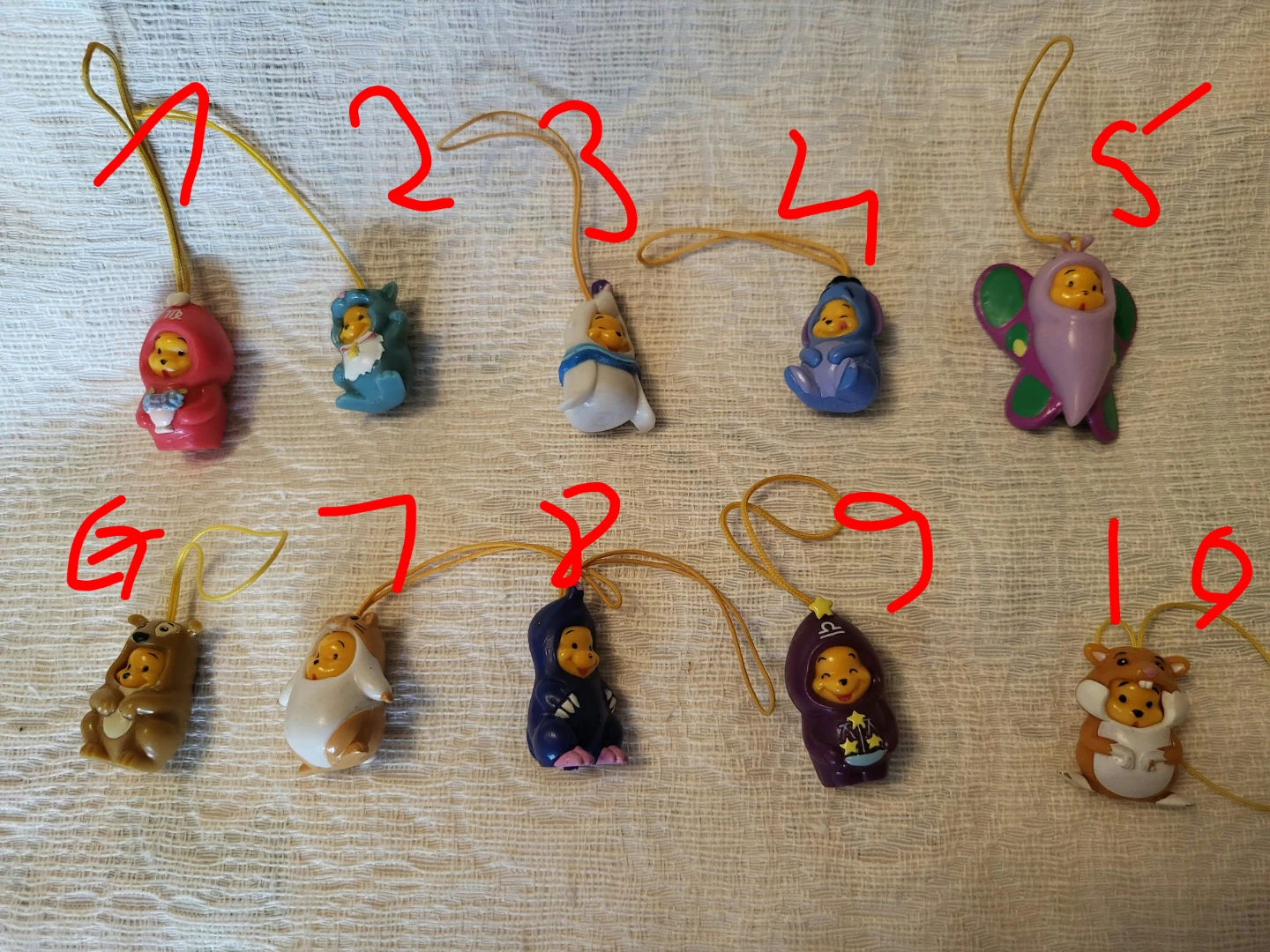 Vintage Disney Peek-A-Pooh Winnie-the-Pooh Charms - photo 3