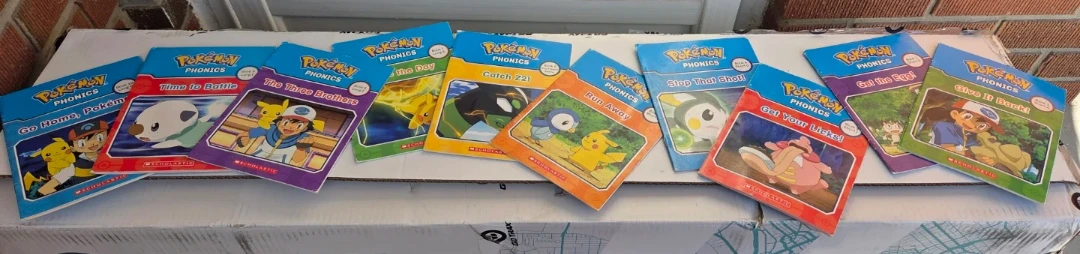 6 Kids' Long Sleeve Shirts + free Pokémon books - photo 3
