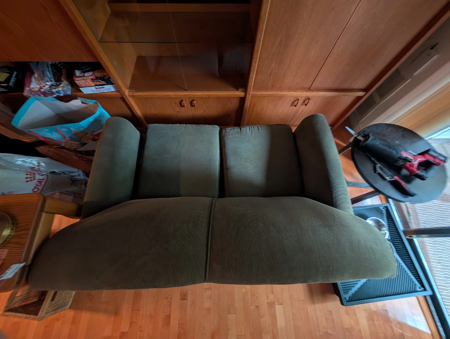 Green Two-Seater Sofa - photo 3